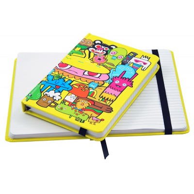 Yellow Doodles Notebook